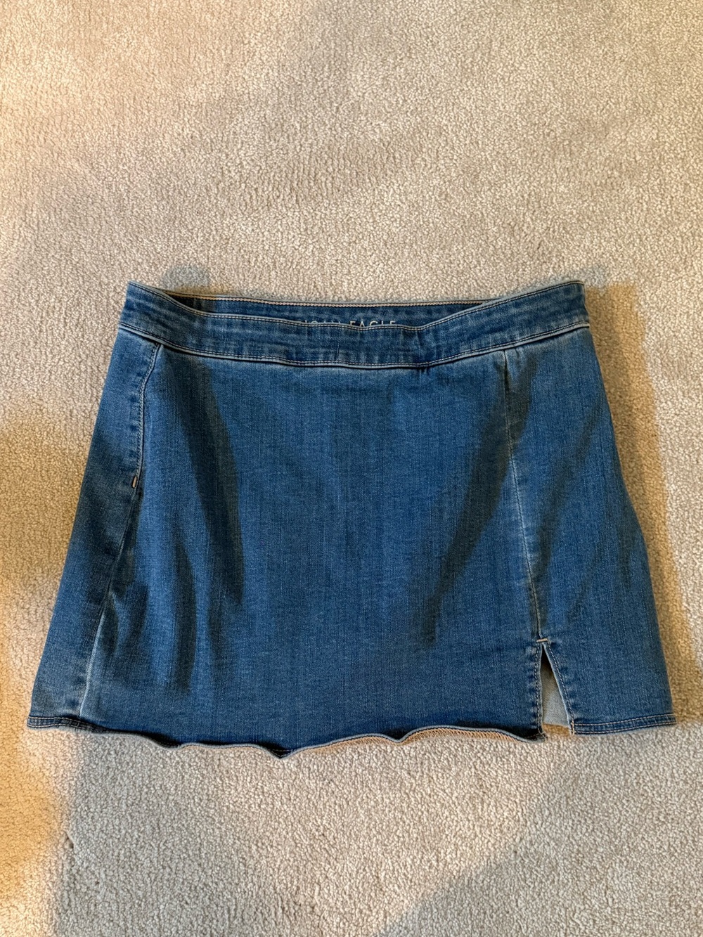 American Eagle Outfitters Denim Mini Skirt - Medium Blue